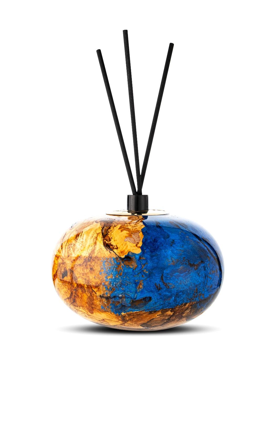 HANDMADE WOOD HOME DIFFUSER DARK BLUE