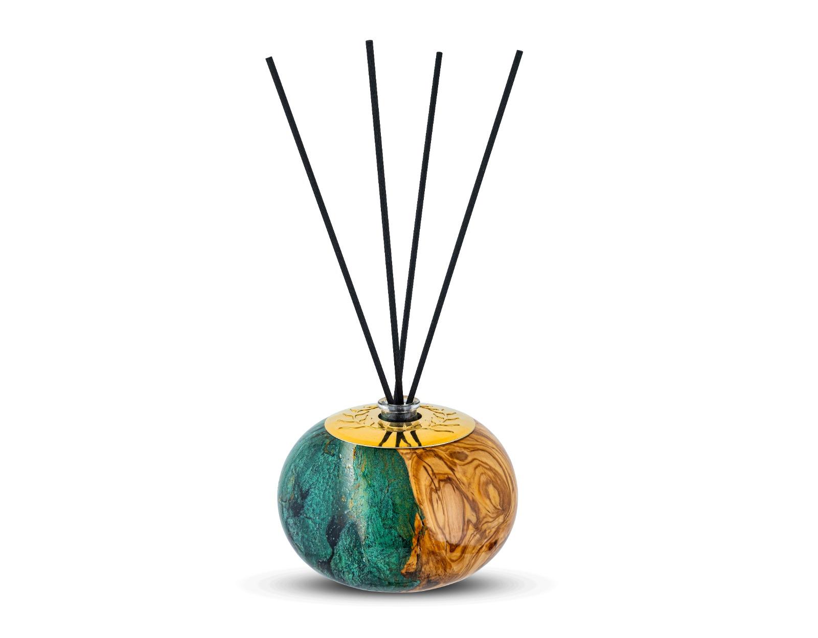 HANDMADE WOOD HOME DIFFUSER TURQUOISE