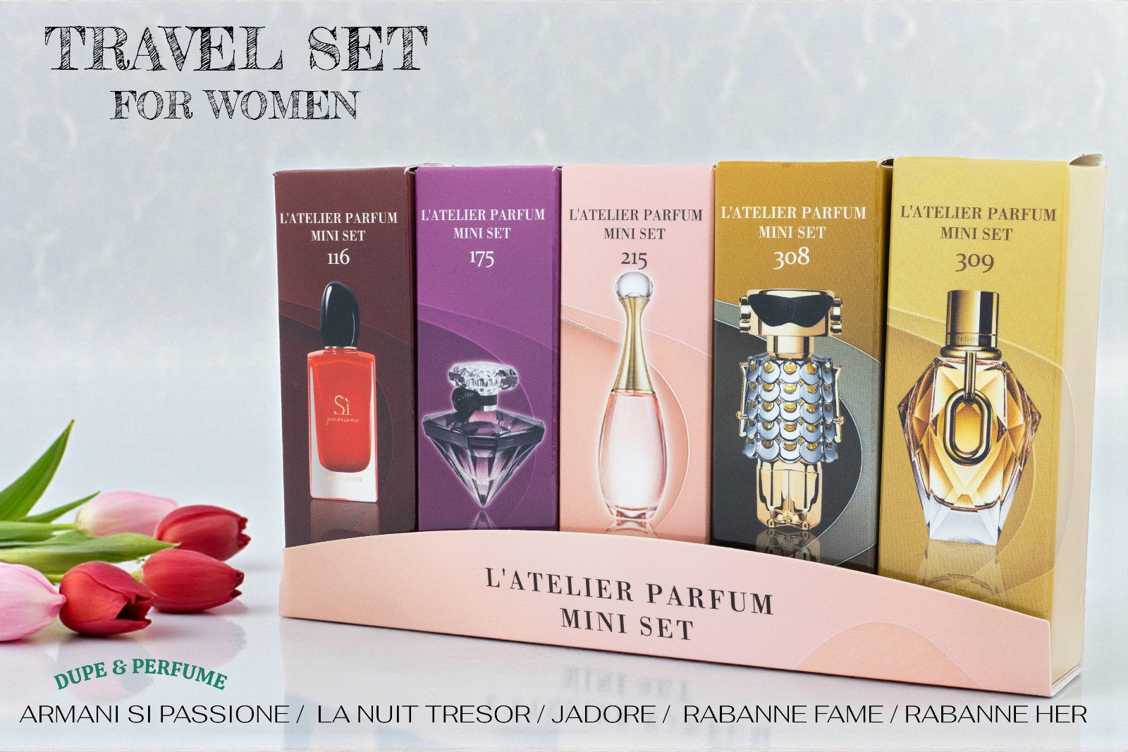 3 - MINI TRAVEL SET WOMEN 2