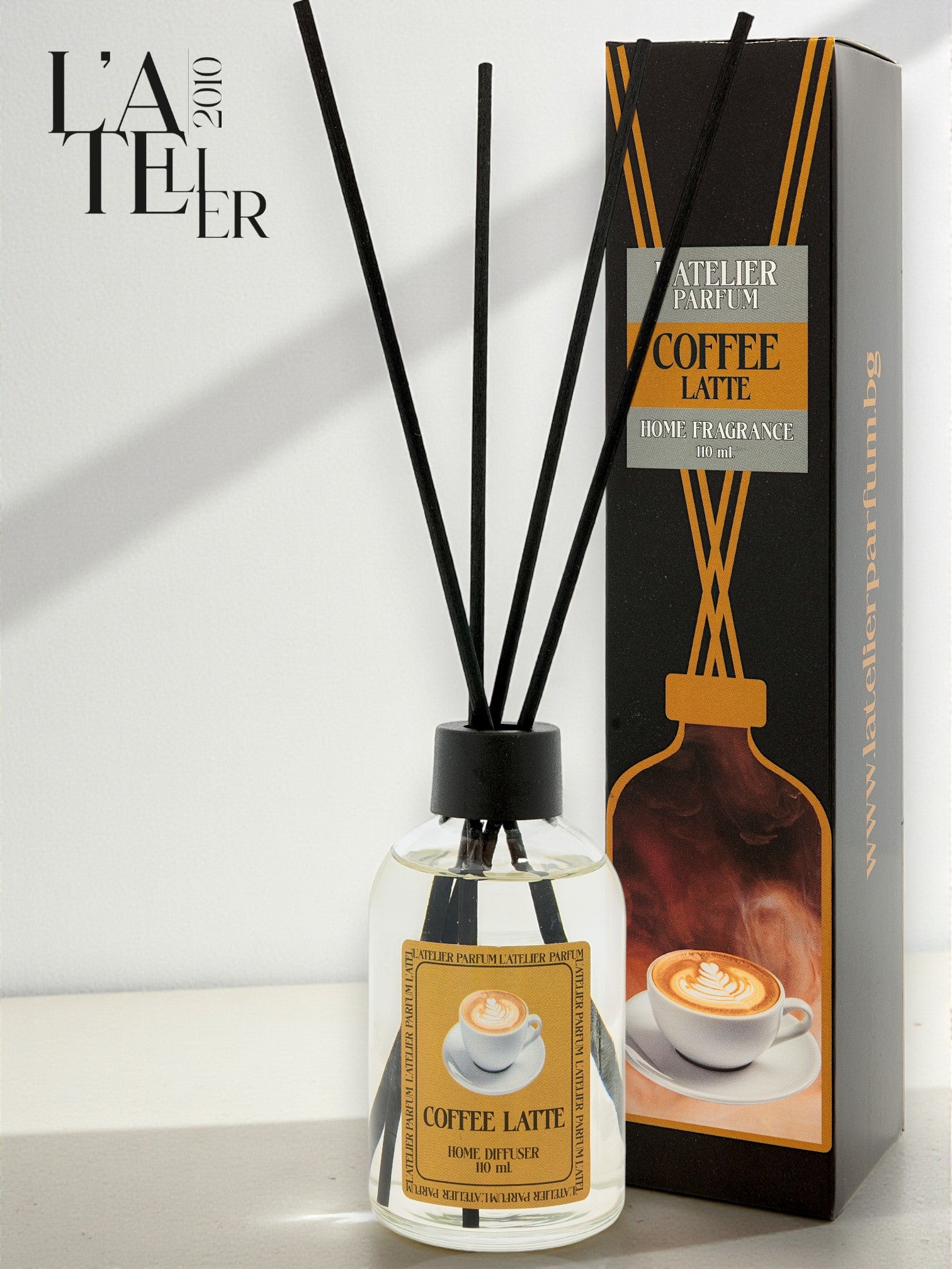110 ml. ROOM FRAGRANCE COFFEE LATTE
